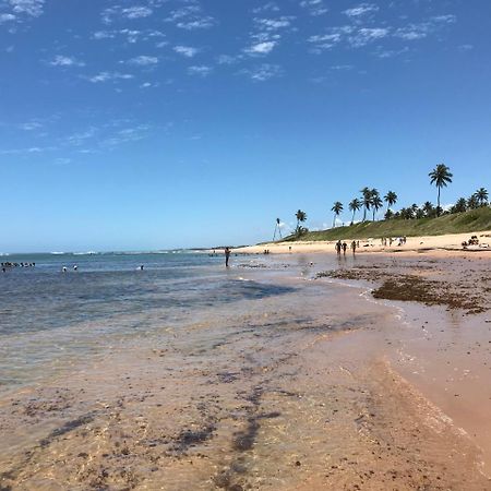 Flat Guarajuba Beira Da Praia Pe Na Areia Exterior foto