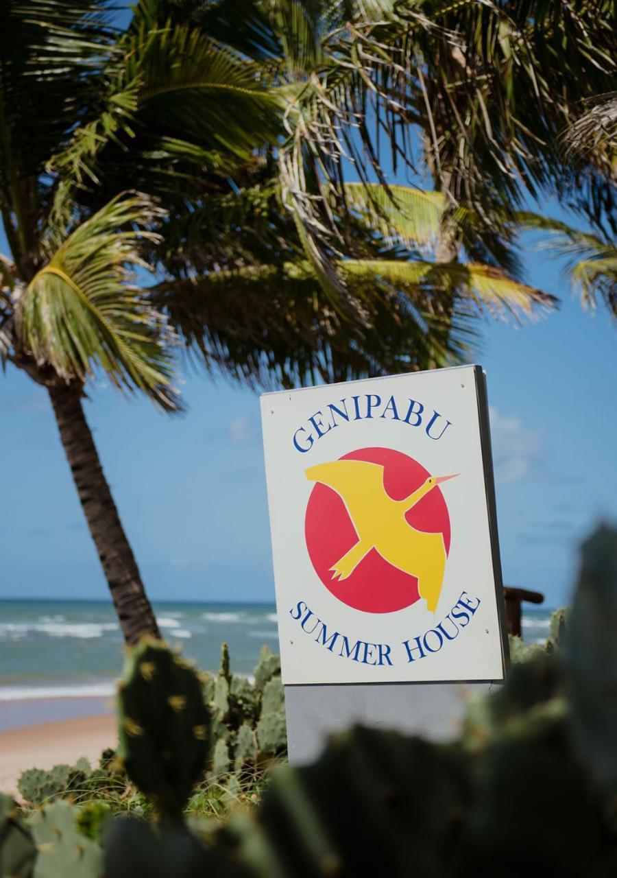 Flat Guarajuba Beira Da Praia Pe Na Areia Exterior foto